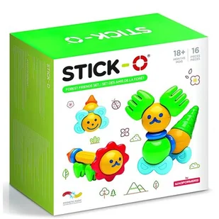 Magformers Stick-O Leśni przyjaciele 16 elementów - Klocki - miniaturka - grafika 1