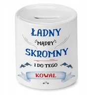 Skarbonki - Skarbonka Dla Kowala na Urodziny na Prezent z Nadrukiem ze Zdjęciem + Opakowanie na prezent (wzór 02) - miniaturka - grafika 1