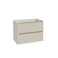 Szafki łazienkowe - Szafka pod umywalkę wisząca 80x45.1x60 cm Stilla kaszmirowa mat - miniaturka - grafika 1