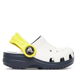 Klapki Crocs Toddler Retro Sport Classic Clog 211265 Biały - Buty dla chłopców - miniaturka - grafika 1