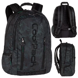 Plecak szkolny CoolPack Impact Camo Dark E31632 - Plecaki szkolne i tornistry - miniaturka - grafika 1
