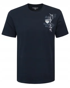 T-SHIRT Męski Koszulka GRANATOWA Gruba Bawełna VASCO XL Pako Jeans - Koszulki męskie T-SHIRT Męski Koszulka GRANATOWA Gruba Bawełna VASCO XL Pako Jeans - Koszulki męskie - miniaturka - grafika 1