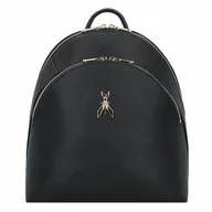 Plecaki - Patrizia Pepe Plecak Fly City Leather 30 cm black-light gold - miniaturka - grafika 1