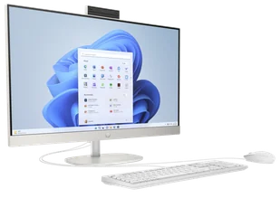 AIO HP 27-cr0901ng / 9G8Y0EA / AMD Ryzen 5 / 16GB / SSD 512GB / Radeon / FullHD / Win 11 / Biały 9G8Y0EA - Zestawy komputerowe - miniaturka - grafika 1