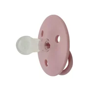 Smoczki uspokajające - MININOR SMOCZEK LATEKSOWY 6M+ ROSE - miniaturka - grafika 1