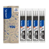 Wkłady do długopisów - Zestaw 12x wkład PILOT Frixion do wymazywalnego pióra kulkowego0,5 czarny - miniaturka - grafika 1