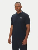 Koszulki męskie - EA7 Emporio Armani Polo 7M000183 AF13511 UB102 Granatowy Regular Fit - miniaturka - grafika 1