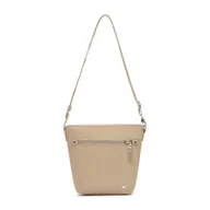 Torebki damskie - Torebka damska antykradzieżowa Pacsafe W - beżowa - miniaturka - grafika 1