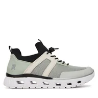 Sneakersy damskie - Sneakersy Rieker M6061-52 Zielony - miniaturka - grafika 1