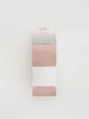 Rajstopy - Reserved - Bawełniane rajstopy 3 pack - wielobarwny - miniaturka - grafika 1