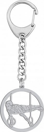 Radziszewska Jewellery Brelok Srebrny Gimnastyka Przyrządowa 925 Prezent GRAWER ŻYCZENIA GRATIS