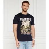 Koszulki męskie - GUESS T-shirt WEAST COAST | Regular Fit - miniaturka - grafika 1