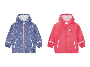 lupilu® Dziecięca kurtka przeciwdeszczowa, dziewczęca, wiatroszczelna i wodoodporna - Kurtki i płaszcze dla dziewczynek - miniaturka - grafika 1