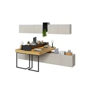 Szafy i szafki dla dzieci - Biurko z zabudową do pokoju młodzieżowego Teen Flex 6 - miniaturka - grafika 1