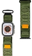 Akcesoria do smartwatchy - Bizon Sportowy pasek do zegarka Strap Watch Adventure do Apple Watch 42/44/45/49 mm, khaki - miniaturka - grafika 1