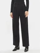 Spodnie damskie - Tommy Hilfiger Spodnie materiałowe Core WW0WW39725 Granatowy Relaxed Fit - miniaturka - grafika 1