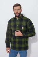 Koszule męskie - Koszula flanelowa ocieplana w kratę Carhartt Heavyweight - XXL - miniaturka - grafika 1
