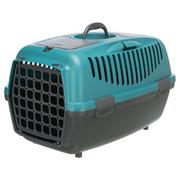 Sprzęt podróżny i transportery dla psów - Trixie Capri 2, transporter, dla psa/kota, szary/petrol, S: 37 × 34 × 55 cm - miniaturka - grafika 1