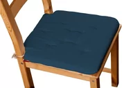 Meble modułowe i akcesoria - Dekoria Siedzisko Olek na krzesło Ocean Blue morski niebieski) 42 × 41 × 3,5 cm Cotton Panama 225-702-30 - miniaturka - grafika 1