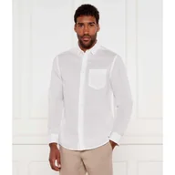 Koszule męskie - Calvin Klein Lniana koszula Regular Fit - miniaturka - grafika 1