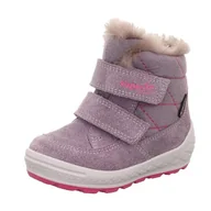 Śniegowce damskie - Superfit Dziewczęce Groovy 2.0 Gore-tex śniegowce, liliowy różowy 8500, 28 EU Weit - miniaturka - grafika 1