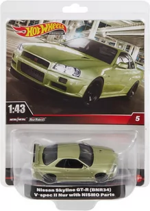 Hot Wheels, Pojazd Premium 1:43 Nissan - Samochody i pojazdy dla dzieci - miniaturka - grafika 1