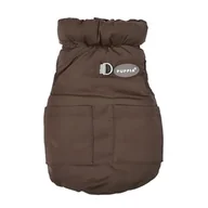 Płaszcze damskie - PUFFER VEST JUMPER Płaszcz dla psa Brązowy L - miniaturka - grafika 1