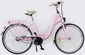 Rowerki biegowe - Storm Rower miejski 26" Stockholm 3-biegowy różowy uniwersalny - miniaturka - grafika 1