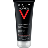 Kosmetyki do kąpieli - Vichy Homme Hydra Mag C żel pod prysznic 200ml - miniaturka - grafika 1