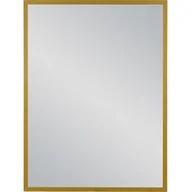 Lustra - Lustro łazienkowe prostokątne 60x80 cm złota rama - miniaturka - grafika 1