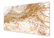 Dekoracje domu - Panel kuchenny HOMEPRINT Marmur biało złoty 140x70 cm - miniaturka - grafika 1