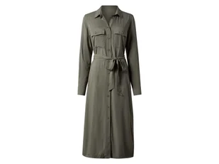 esmara® Sukienka koszulowa damska z wiskozy (Khaki, 34) - Sukienki esmara® Sukienka koszulowa damska z wiskozy (Khaki, 34) - Sukienki - miniaturka - grafika 1