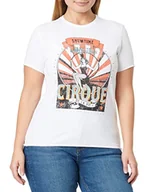 Koszulki i topy damskie - ONLY Women's ONLLUCY REG S/S CIRKUS Studs TOP Box JRS T-Shirt, Bright White/Print:Cirque, S (2 sztuki) - miniaturka - grafika 1
