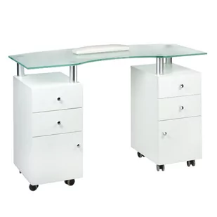 Stolik do manicure BD-3453 BIAŁY - Stoliki do manicure - miniaturka - grafika 1