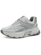 Trampki damskie - s.Oliver Sneakersy w kolorze szarym - miniaturka - grafika 1