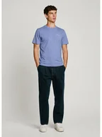 Koszulki męskie - Pepe Jeans Koszulka "Damian" w kolorze niebieskim - miniaturka - grafika 1