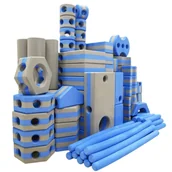 Klocki - Klocki piankowe Mammutico - CONNECT 105 - miniaturka - grafika 1