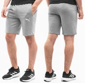 Spodenki męskie - PUMA spodenki męskie krótkie sportowe szorty logo bawełna teamGOAL roz. L - miniaturka - grafika 1