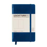 Notesy i bloczki - Leuchtturm, Notes Pocket, 185 stron, gładki, granatowy - miniaturka - grafika 1