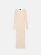 Sukienki - Mohito - Dzianinowa sukienka maxi - beżowy - miniaturka - grafika 1