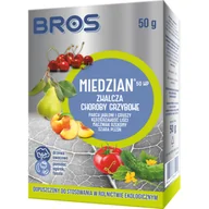 Preparaty na chwasty i szkodniki - BROS Środek grzybobójczy Miedzian 50WP 50 g - miniaturka - grafika 1