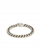 Bransolety męskie - GUESS Bransoletka męska srebrna - miniaturka - grafika 1