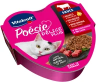 Mokra karma dla kotów - VITAKRAFT Poesie delice PLUS wołowina - Przysmak dla kota - 85g - miniaturka - grafika 1