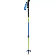 Kije trekkingowe - Viking Kije karbonowe Lumi Pro Skitour limonkowo-niebieski - miniaturka - grafika 1