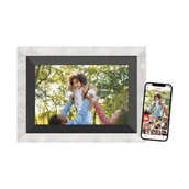 Ramki cyfrowe do zdjęć - Braun DigiFrame 10B cyfrowa ramka na zdjęcia Czarny, Szary 25,6 cm (10.1") Ekran dotykowy Wi-Fi - miniaturka - grafika 1