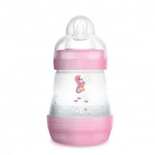 MAM AKCESORIA BUTELKA ANTI-COLIC 160 GIRL MAM721472 antykolkowa - Butelki dla niemowląt - miniaturka - grafika 1