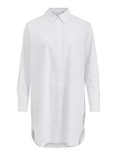 Vila Damska koszula Vigimas Oversize L/S Long Shirt/Su-noos, Optyczny Snow, 40 - Koszule damskie - miniaturka - grafika 1