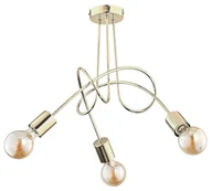 Lampy sufitowe - Alfa sosnowscy Żyrandol nowoczesny 3 punktowy TANGO GOLD śr. 48cm złoty 28313 - miniaturka - grafika 1
