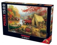 Puzzle - Anatolian Puzzle 1500 Biwak nad rzeką - Anatolian - miniaturka - grafika 1