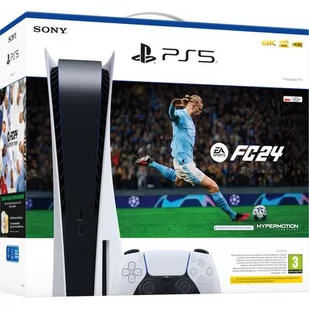 SONY PlayStation 5 C Chassis + EA SPORTS FC 24 (do pobrania) + FC 24 Ultimate Team (voucher) - Konsole Playstation - miniaturka - grafika 1
